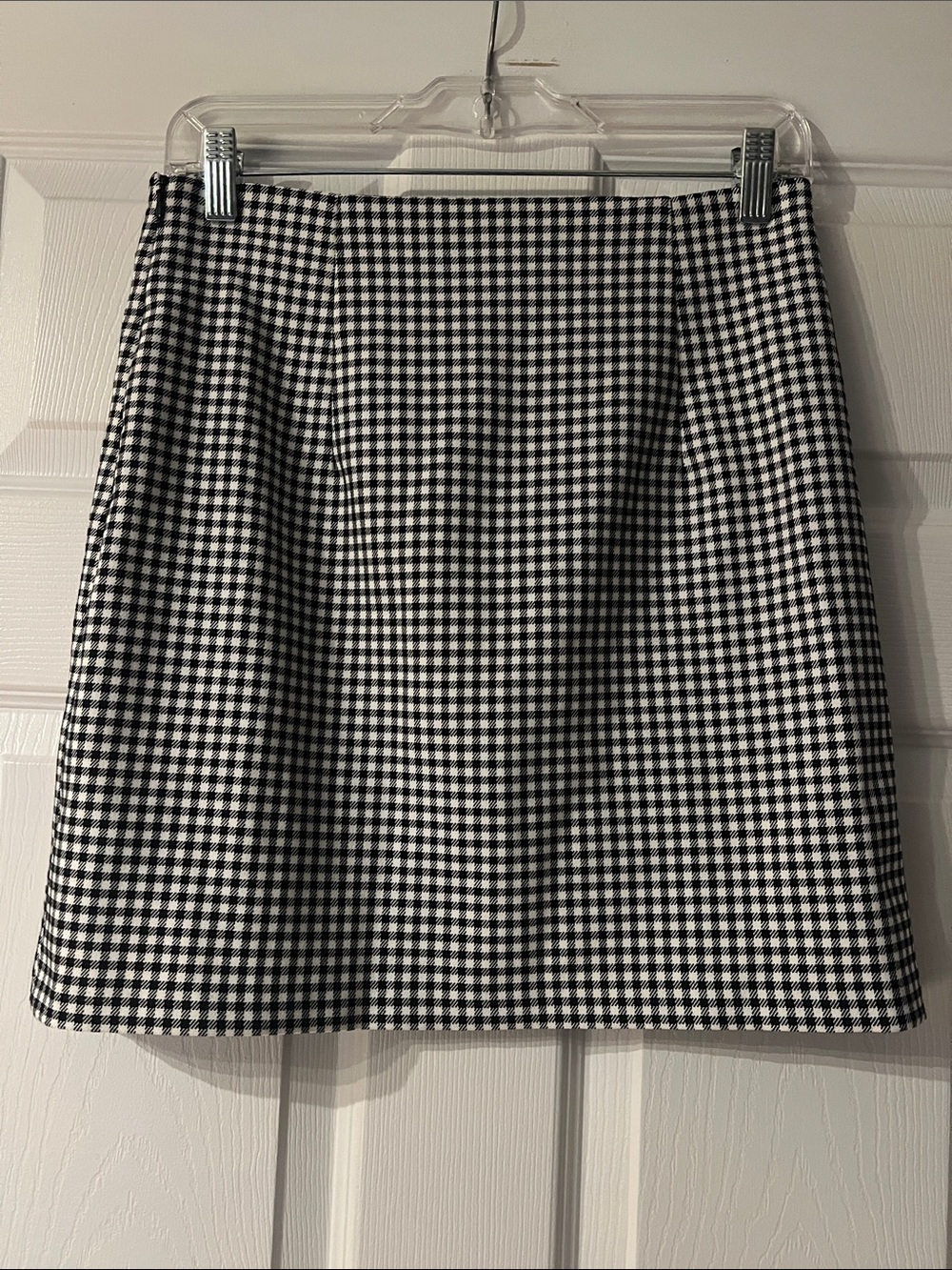 Dynamite Black & White Gingham Mini Skirt - Picture 2 of 3